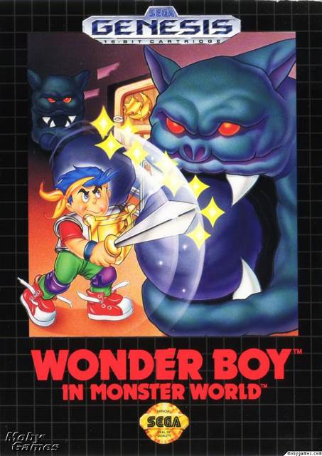 Wonderboy In Monster World - Sega Genesis Mini video game collectible - Main Image 1