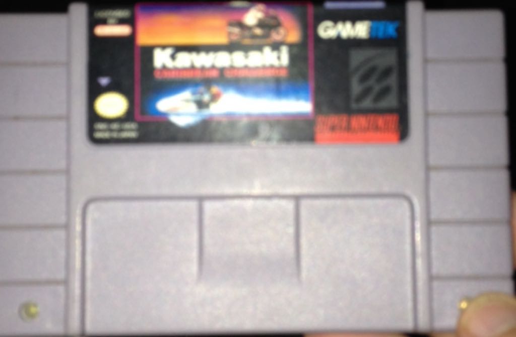 Kawasaki Caribbean Challenge - Nintendo Super Nintendo Entertainment System (SNES) video game collectible - Main Image 1