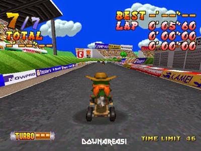 Extreme Go-Kart Racing - Sony PlayStation (A1 Games - 2) video game collectible [Barcode 093992074906] - Main Image 2