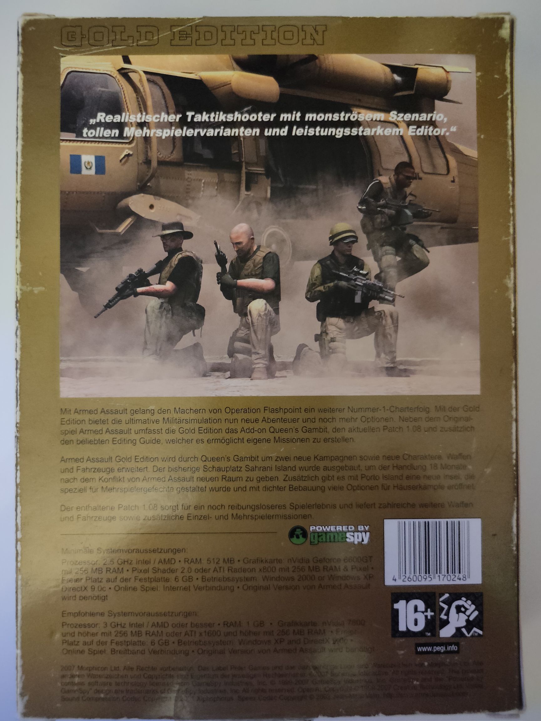 Arma : Armed Assault - PC video game collectible [Barcode 4260095170248] - Main Image 2