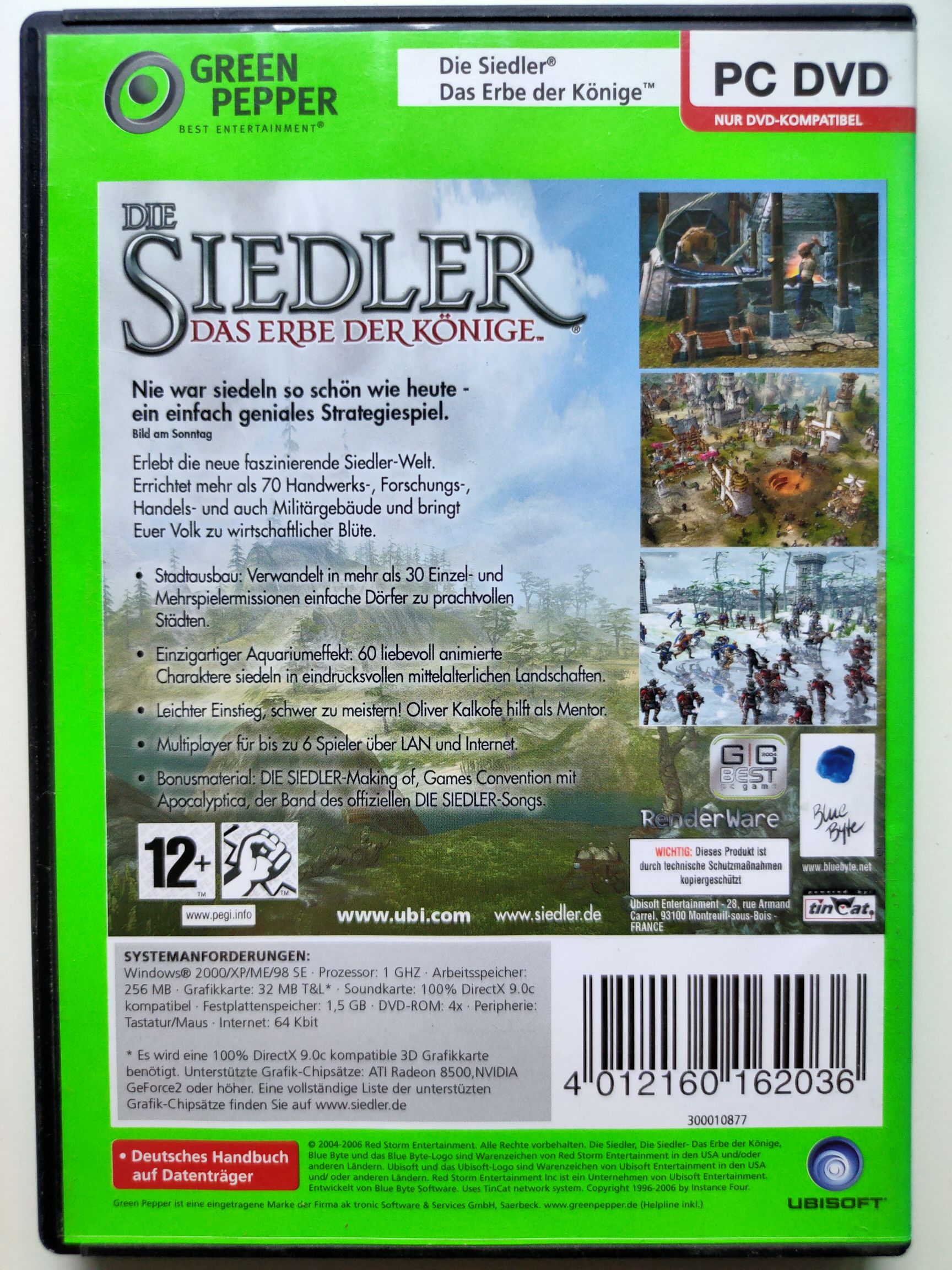 Die Siedler : Das Erbe Der Könige - PC video game collectible [Barcode 4012160162036] - Main Image 2