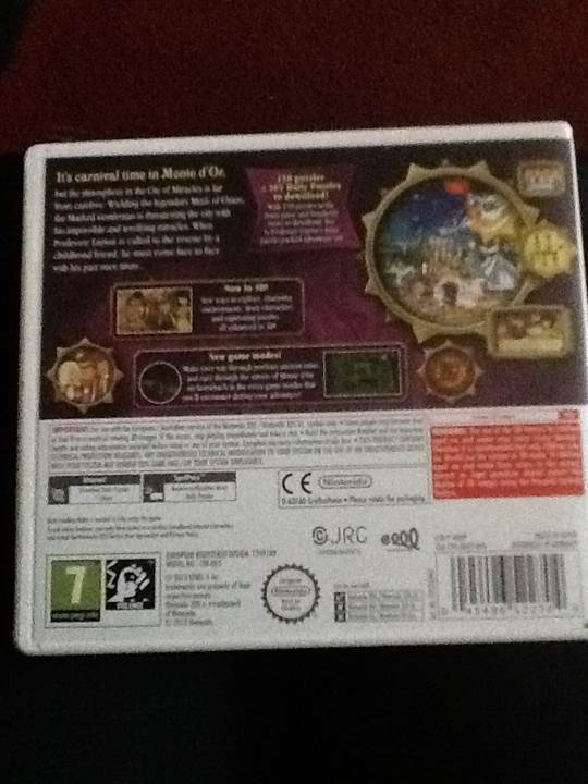 Professor Layton and the Miracle Mask - Nintendo 3DS (Level5 - 1) video game collectible [Barcode 045496522704] - Main Image 2