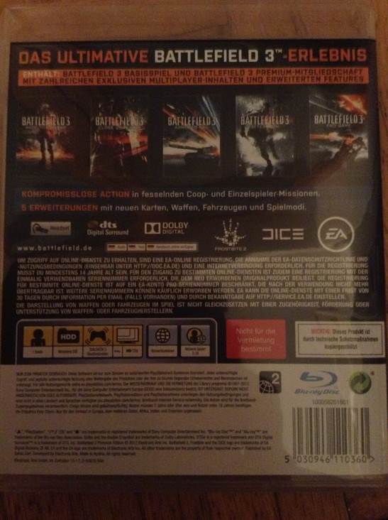 Battlefield 3 Premium Edition - Sony PlayStation 3 (PS3) ((EA) Electronic Arts) video game collectible [Barcode 5030946110360] - Main Image 2
