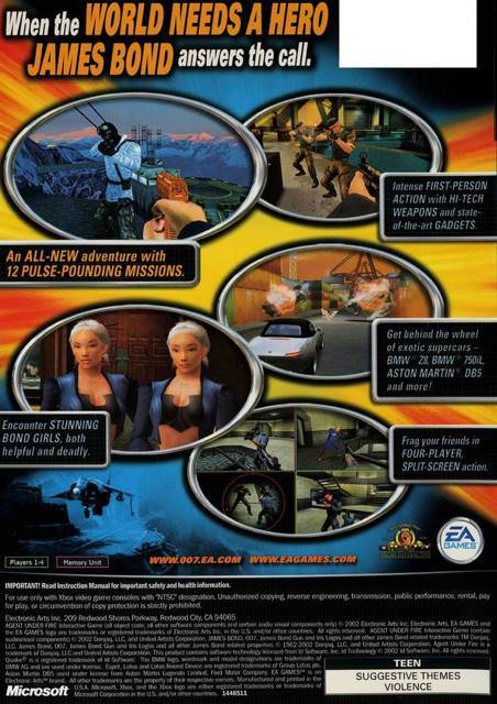 oo7 Agent Under Fire - Sony PlayStation 2 (PS2) (2) video game collectible - Main Image 2