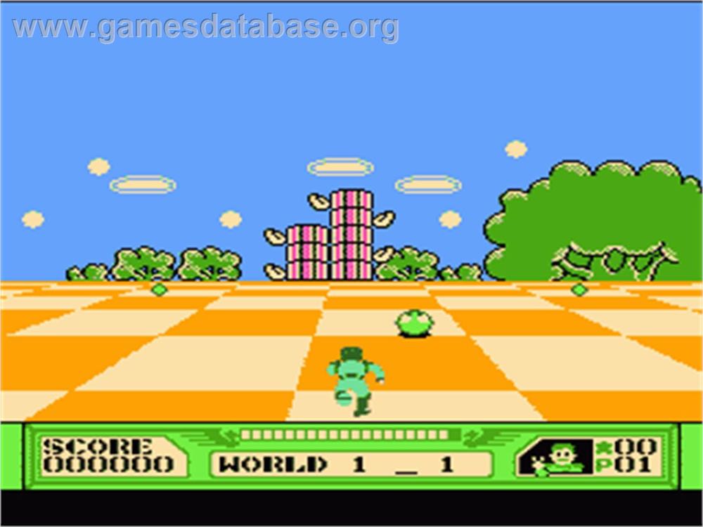 3d World Runner - Nintendo Entertainment System (NES) (Akklaim Entertainment - 1) video game collectible - Main Image 3