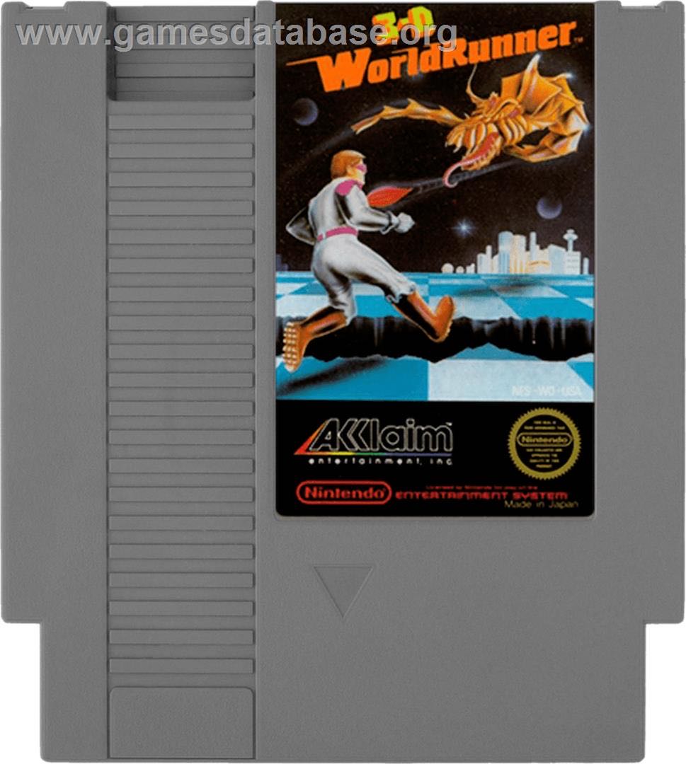 3d World Runner - Nintendo Entertainment System (NES) (Akklaim Entertainment - 1) video game collectible - Main Image 4