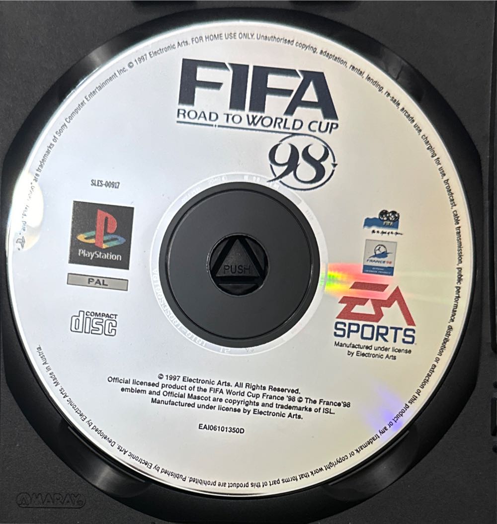 Fifa 98 Road To World Cup - Sony PlayStation (Electronic Arts) video game collectible [Barcode 5030936014593] - Main Image 3