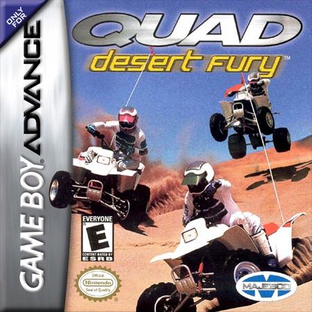 Quad Desert Fury - Nintendo Game Boy Advance (GBA) (Majesco) video game collectible - Main Image 1
