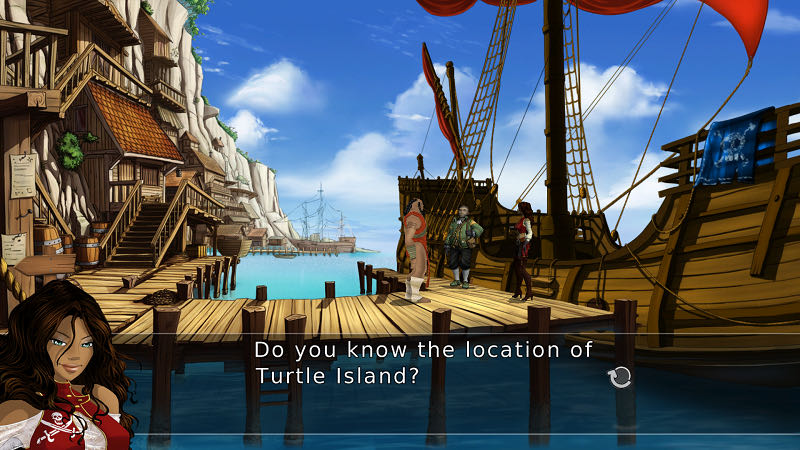 Captain Morgane And The Golden Turtle - Sony PlayStation 3 (PS3) (dtp entertainment - 1) video game collectible [Barcode 5060112430633] - Main Image 4