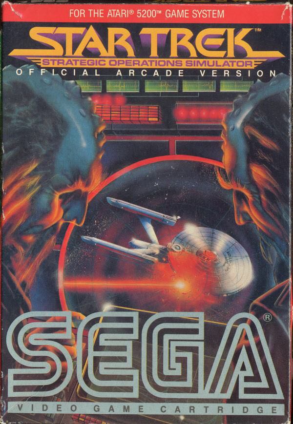 Star Trek Strategic Operations Simulator - Atari 5200 video game collectible - Main Image 1