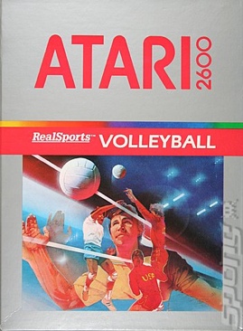 Real Sports Volleyball - Atari 2600 (Atari - 2) video game collectible - Main Image 1
