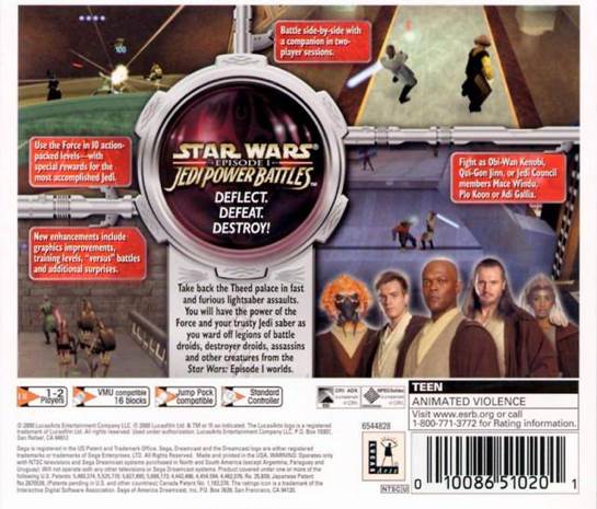 Starwars Jedi Power Battles - Sony PlayStation video game collectible - Main Image 2
