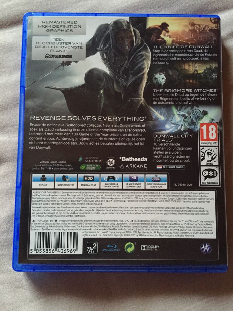 Dishonored: Special Edition - Sony PlayStation 4 (PS4) video game collectible - Main Image 2