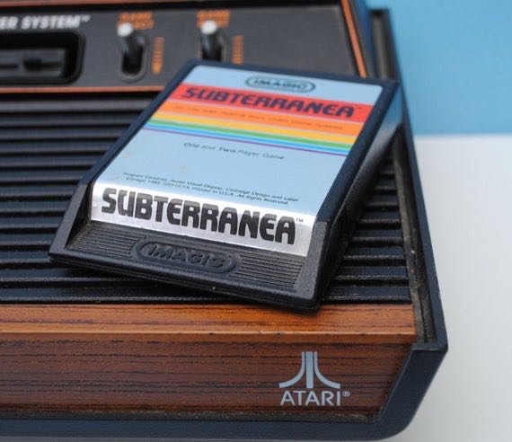 Subterranea - Atari 2600 (Imagic) video game collectible - Main Image 3