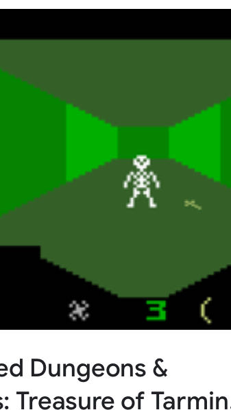 Advanced Dungeons & Dragons: Treasure of Tarmin Cartridge - Intellivision (Mattel Electronics - 1) video game collectible - Main Image 4