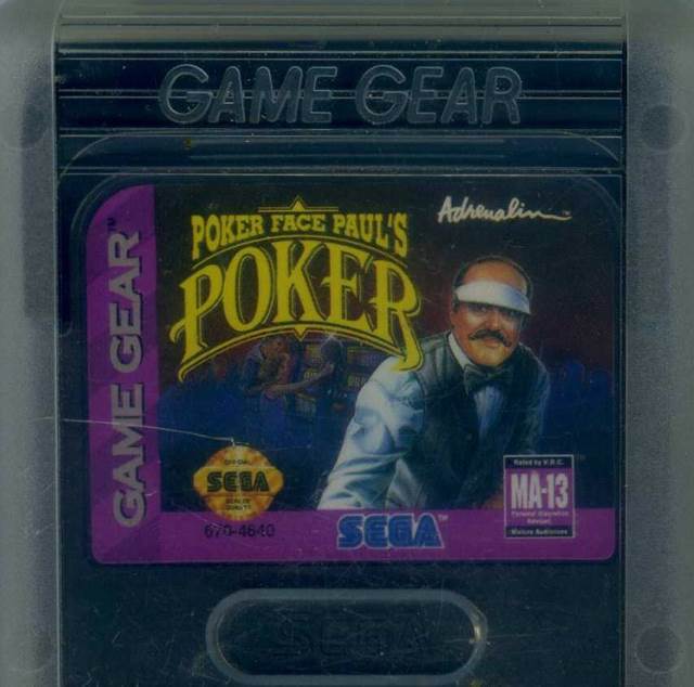 Poker Face Pauls Poker - Sega Game Gear video game collectible - Main Image 2
