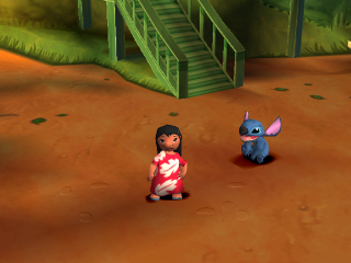 Disney’s Lilo & Stitch - Sony PlayStation (Sony Computer Entertaiment - 1) video game collectible [Barcode 711719464624] - Main Image 4
