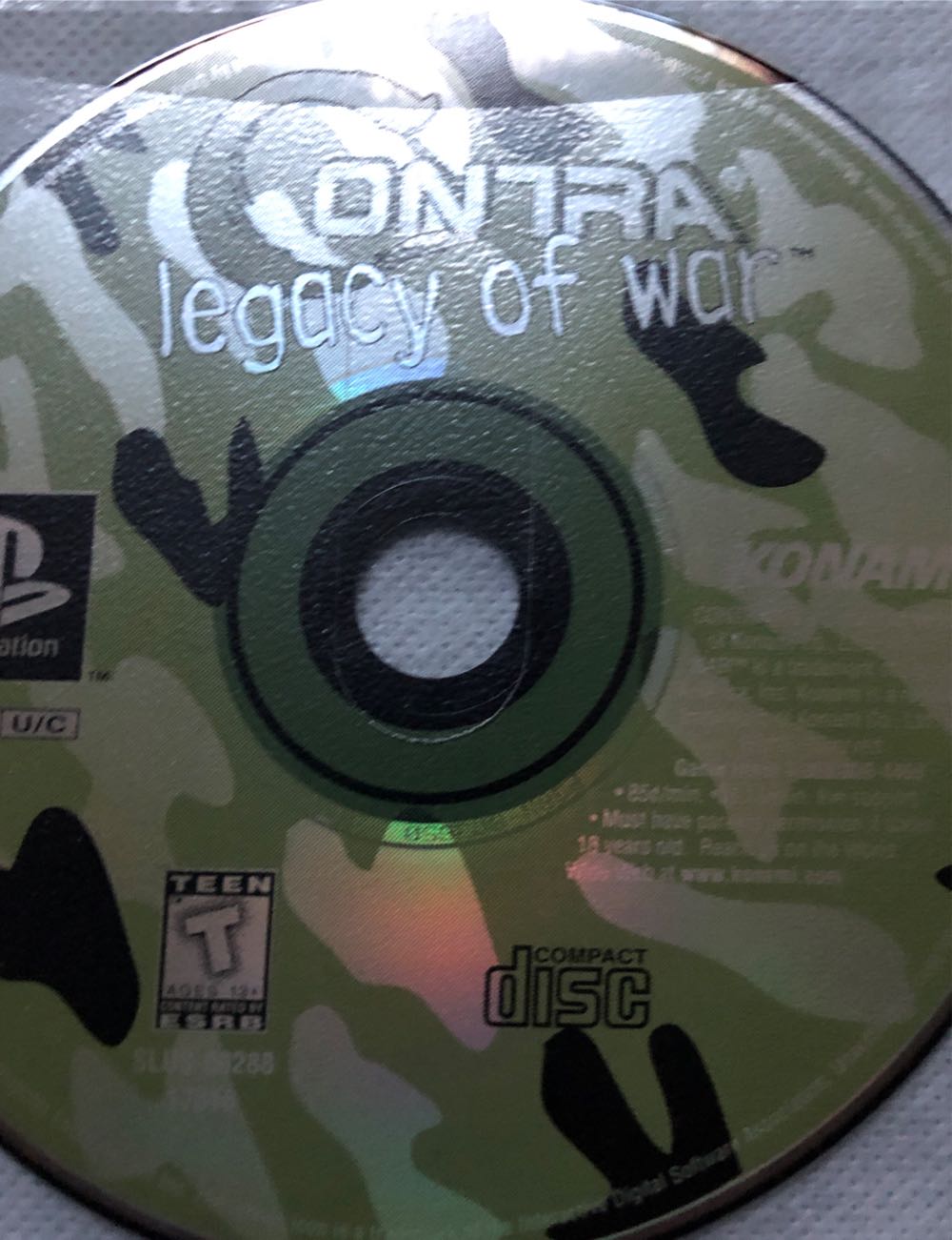 Contra: Legacy of War - Sony PlayStation (Konami - 2) video game collectible [Barcode 083717170167] - Main Image 4