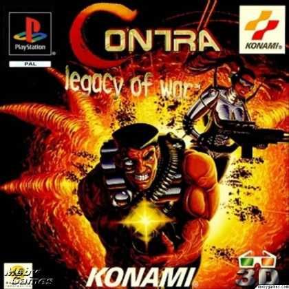Contra: Legacy of War - Sony PlayStation video game collectible - Main Image 1