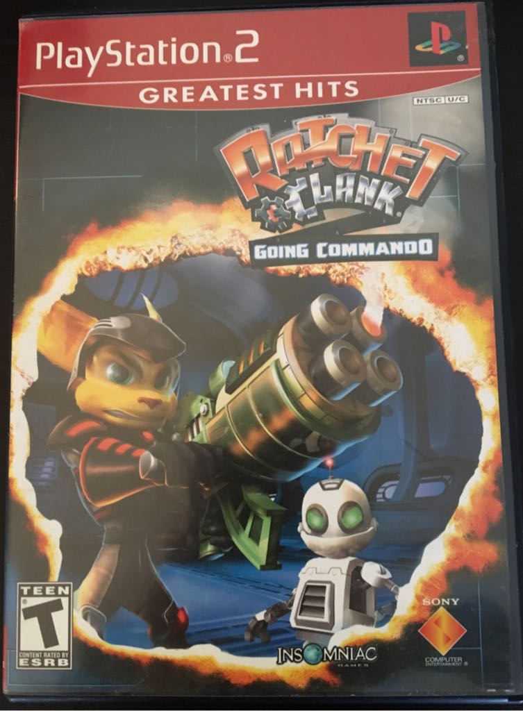 Ratchet & Clank Going Commando - Sony PlayStation 2 (PS2) (Insomniac Games) video game collectible - Main Image 1