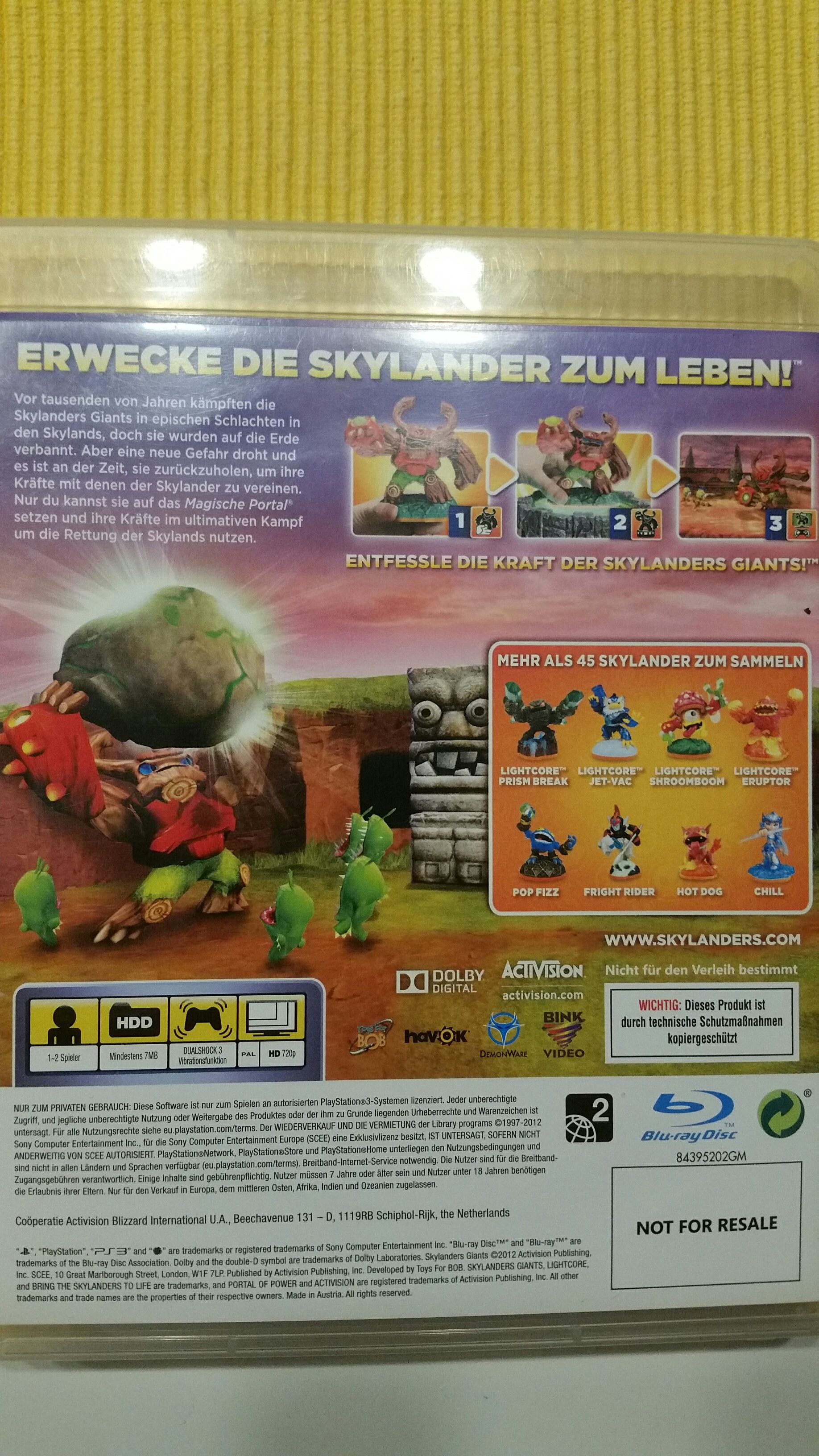 Skylanders: Giants - Sony PlayStation 3 (PS3) video game collectible - Main Image 2