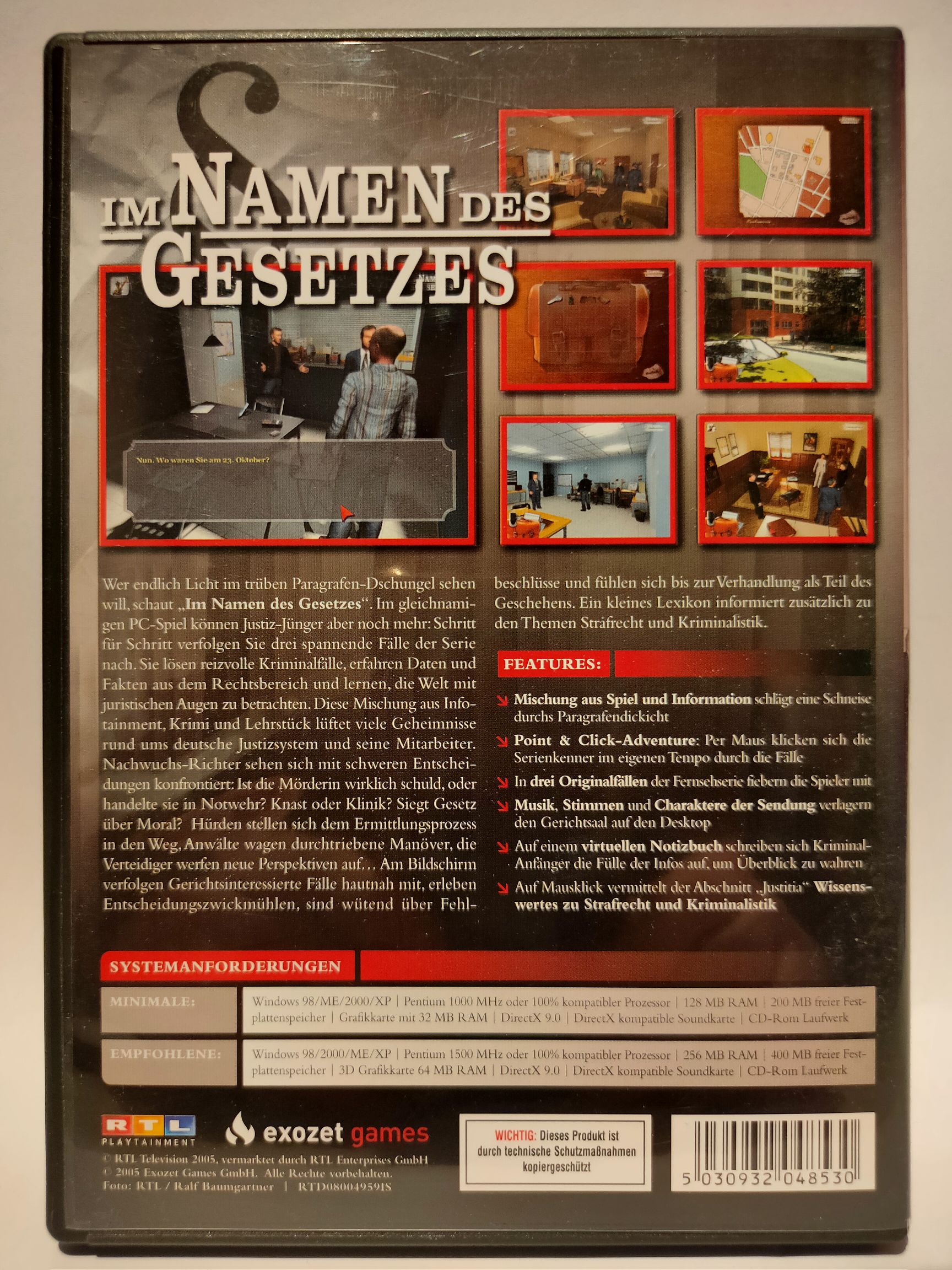 Im Schatten Der Mumie - PC video game collectible [Barcode 5030932048530] - Main Image 2