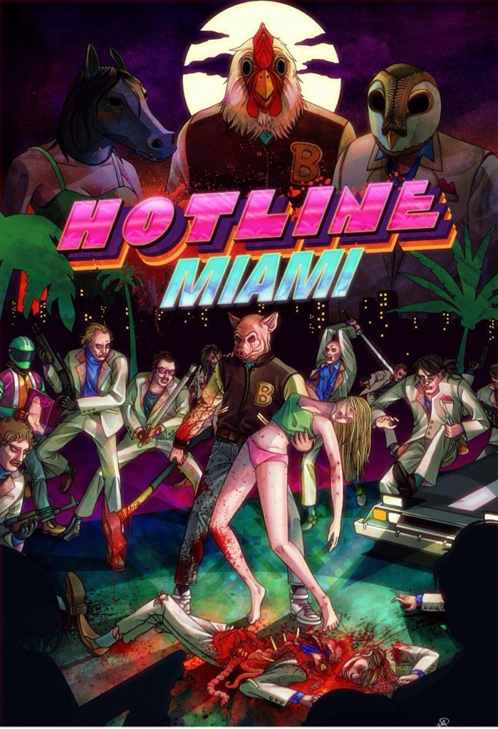 Hotline Miami - Sony PlayStation 3 (PS3) video game collectible - Main Image 1