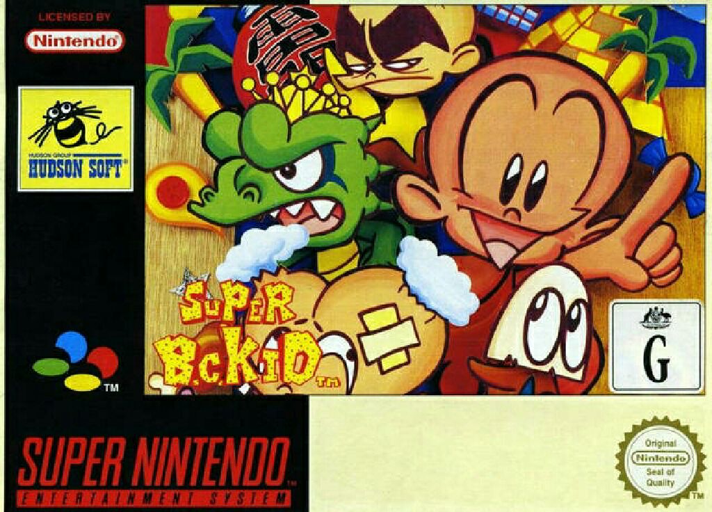 Super B.C. Kid - Nintendo Super Nintendo Entertainment System (SNES) video game collectible - Main Image 1