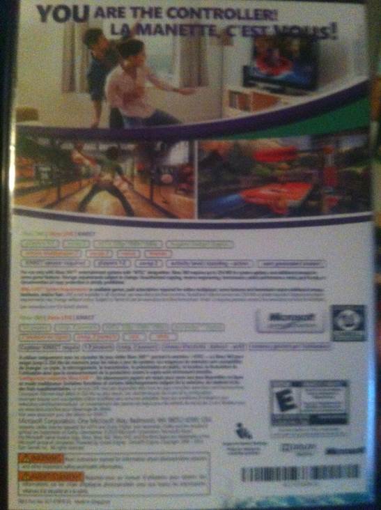 Kenect Adventures - Microsoft Xbox 360 video game collectible - Main Image 2