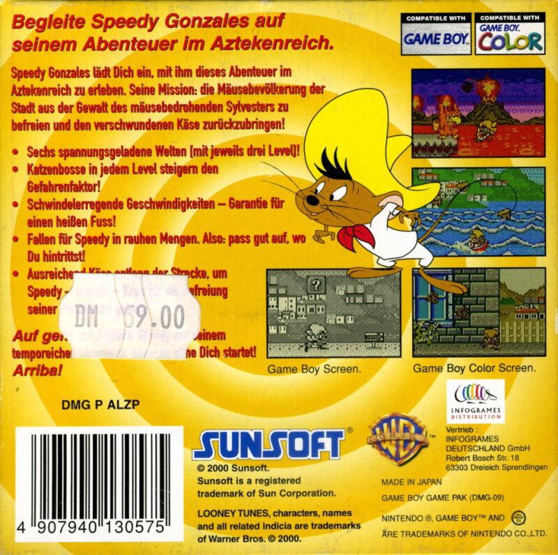 Speedy Gonzales Aztec Adventure - Nintendo Game Boy Color video game collectible - Main Image 2
