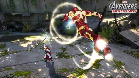 Marvel The Avengers: Battle For Earth - Nintendo Wii U (Ubisoft - 4) video game collectible [Barcode 008888187516] - Main Image 2