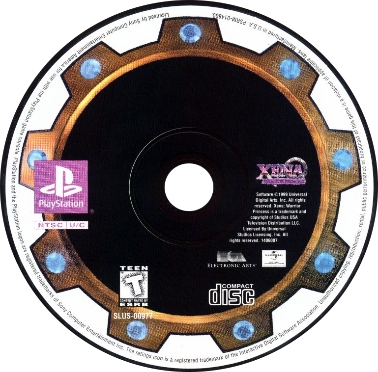 Xena - Sony PlayStation (Electronic Arts - 1) video game collectible [Barcode 014633140606] - Main Image 3