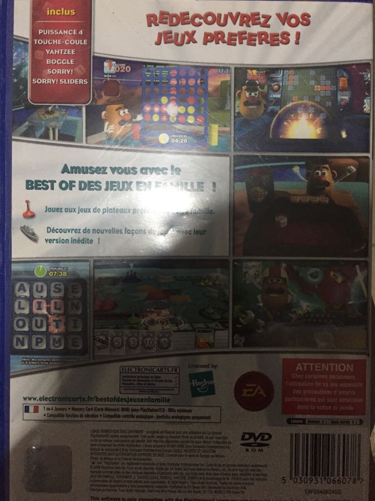 Best Of Des Jeux En Famille - Sony PlayStation 2 (PS2) video game collectible [Barcode 5030931066078] - Main Image 2