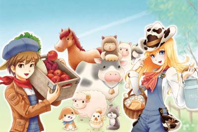 Harvest Moon 3D: A New Beginning - Nintendo 3DS (Natsume - 1) video game collectible [Barcode 719593140078] - Main Image 2