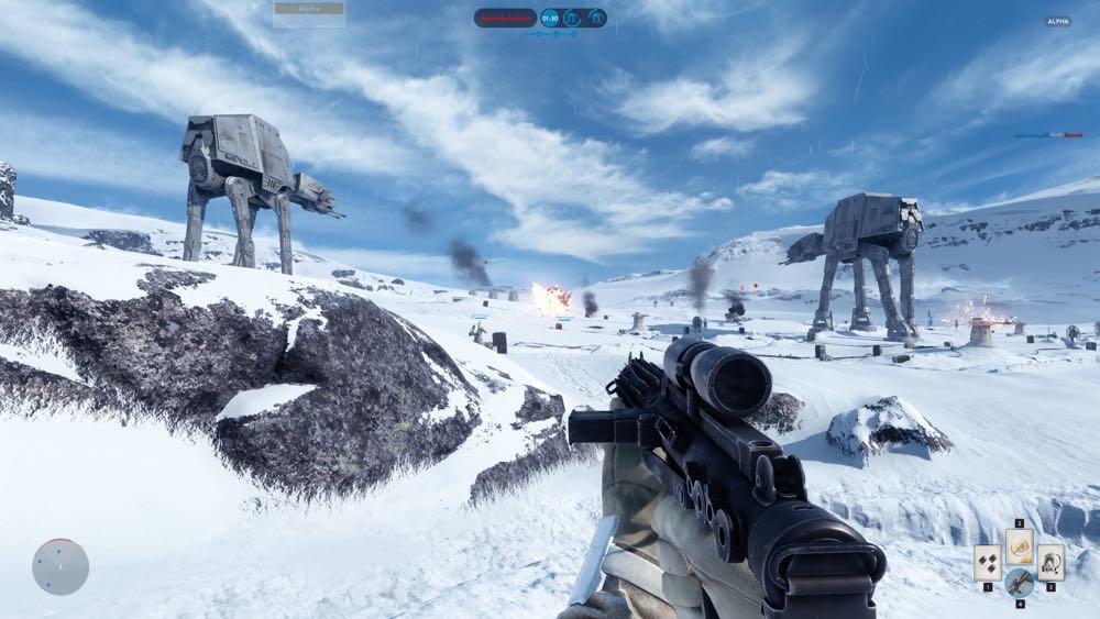 Starwars Battlefront - Sony PlayStation 4 (PS4) video game collectible - Main Image 2