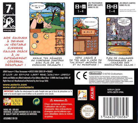 Asterix Brain Trainer - Nintendo DSi video game collectible - Main Image 2