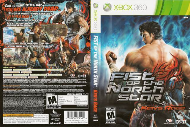 Fist Of The North Star: Kens Rage - Microsoft Xbox 360 video game collectible [Barcode 5060073307494] - Main Image 2