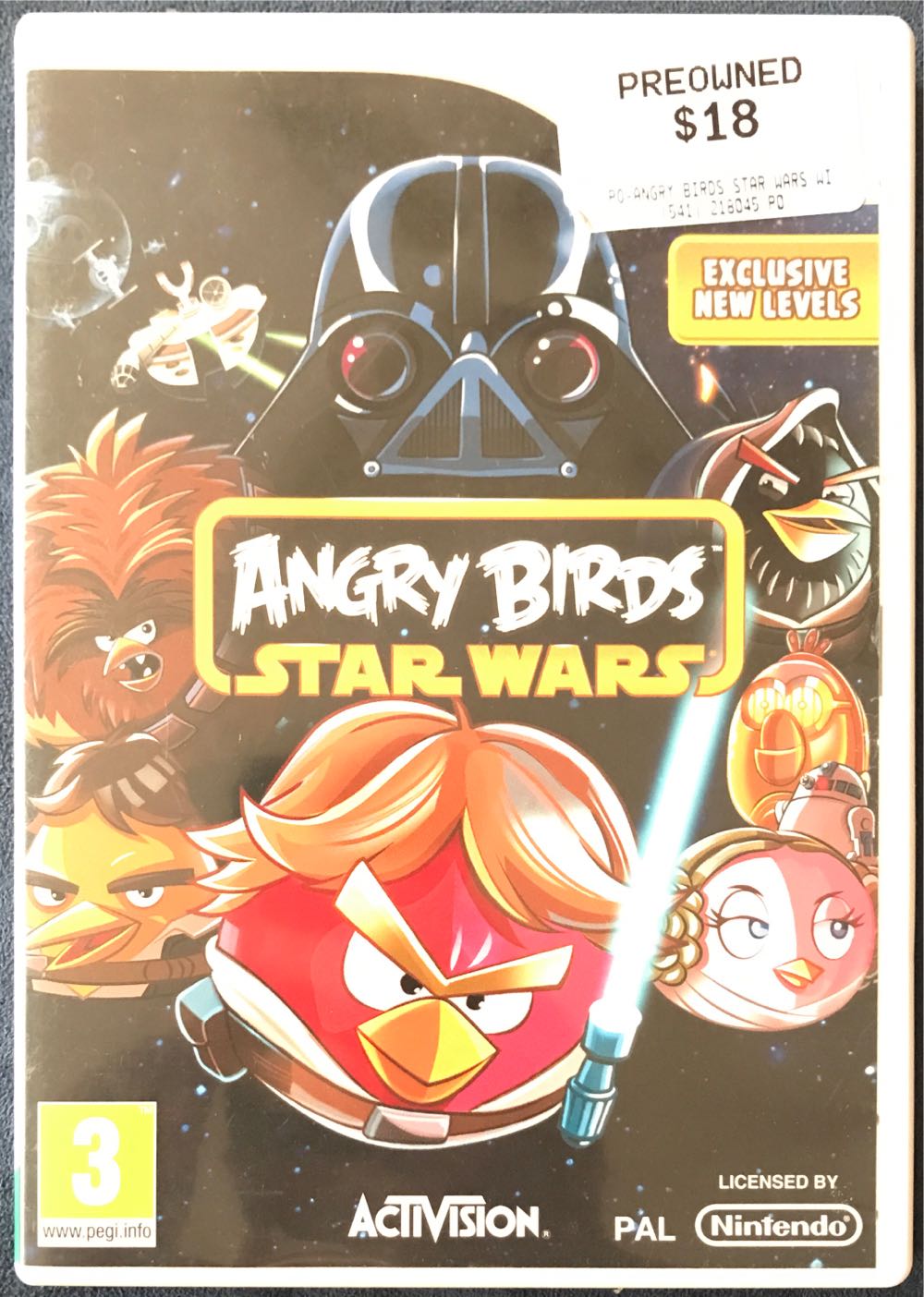 Angry Birds Star Wars - Nintendo Wii (Activation) video game collectible [Barcode 5030917132117] - Main Image 3