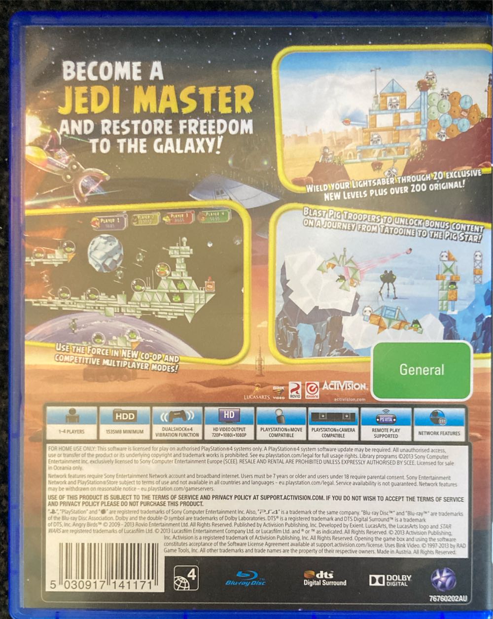 Angry Birds Star Wars - Sony PlayStation 4 (PS4) video game collectible [Barcode 5030917141171] - Main Image 2