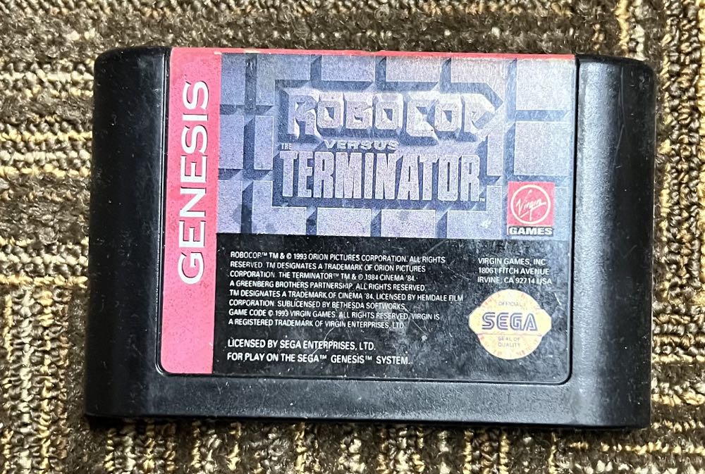 Robocop Vs Terminator - Sega Genesis (Mega Drive) video game collectible - Main Image 2