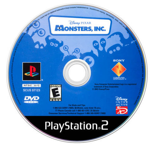 Monsters, Inc. - Sony PlayStation 2 (PS2) (Sony Computer Entertianment - 1) video game collectible [Barcode 712725001766] - Main Image 3