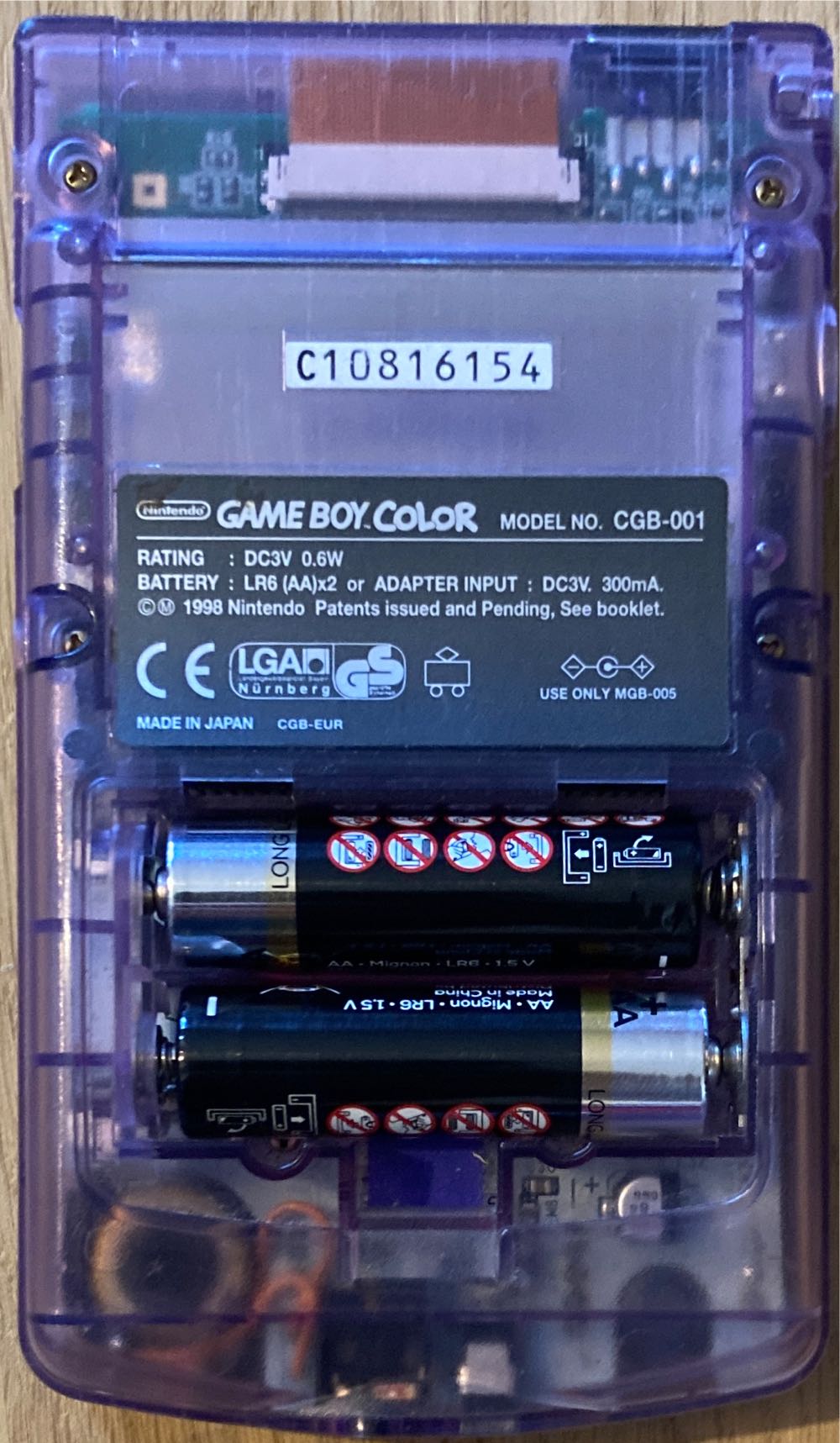 (1998) GameBoy Color - Nintendo Game Boy Color (Nintendo) video game collectible - Main Image 2