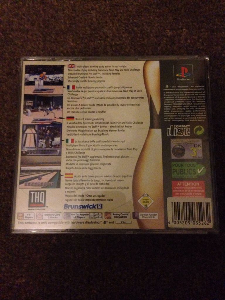 Brunswick Circuit Pro Bowling 2 - Sony PlayStation video game collectible - Main Image 2