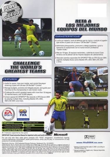 EA Sports FIFA Soccer 2004 - Sony PlayStation 2 (PS2) video game collectible - Main Image 2
