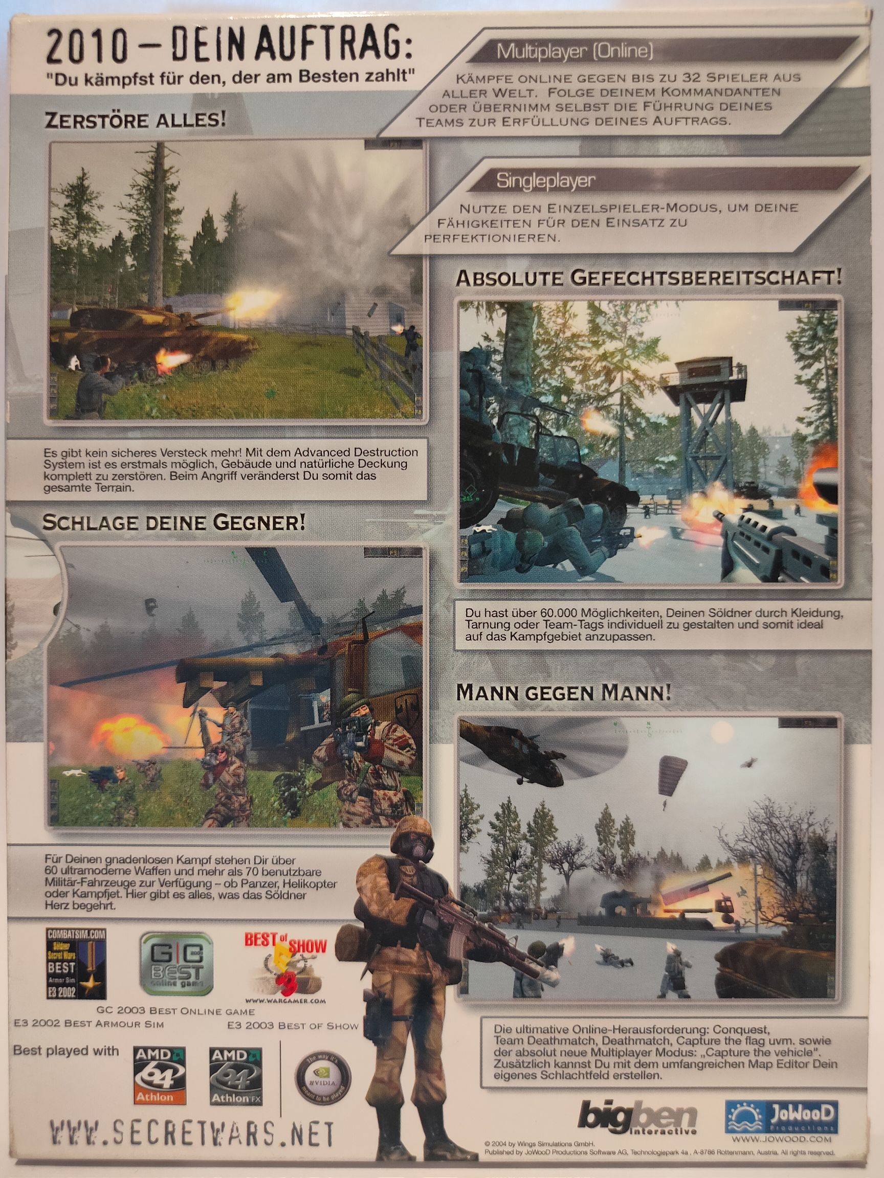 Söldner Secret Wars - PC video game collectible [Barcode 4040276002250] - Main Image 2