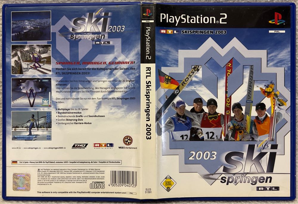 RTL Skispringen 2003 - Sony PlayStation 2 (PS2) video game collectible [Barcode 4005209040723] - Main Image 3