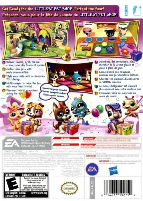 Littlest Pet Shop: Friends - Nintendo Wii (1) video game collectible [Barcode 014633192759] - Main Image 2