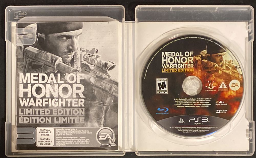 Medal of Honor: Warfighter - Limited Edition - Sony PlayStation 3 (PS3) (Electronic Arts - 1) video game collectible [Barcode 014633366648] - Main Image 3