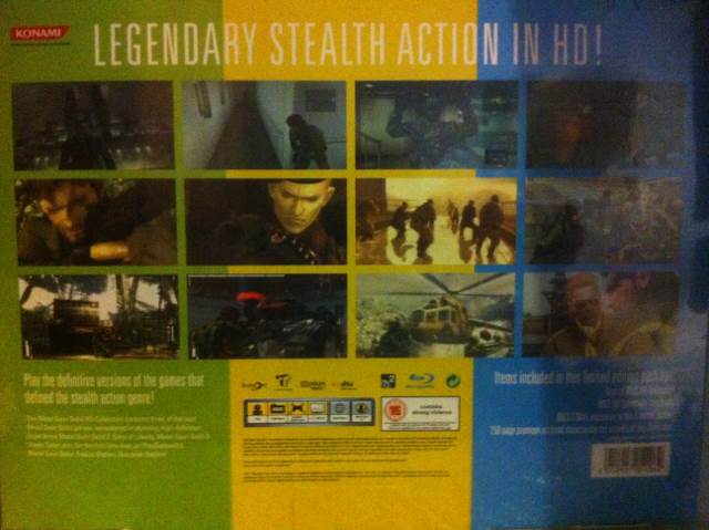 Metal Gear Solid HD - Limited Edition - Sony PlayStation 3 (PS3) video game collectible - Main Image 2