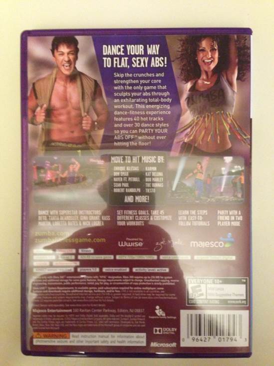 Zumba Fitness Core - Microsoft Xbox 360 (Majesco - 2) video game collectible [Barcode 096427017950] - Main Image 2
